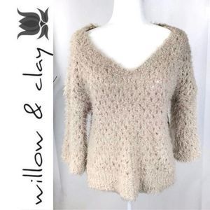 MEDIUM Soft Sweater NWT from Lord & Taylor Beige/Cream